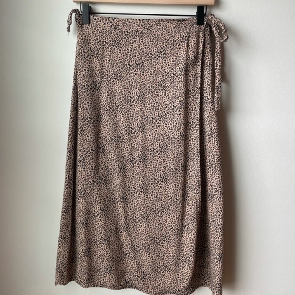 Leopard Print Maxi Skirt